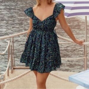 Hill House Dress Midnight Garden | Sz S | Rare